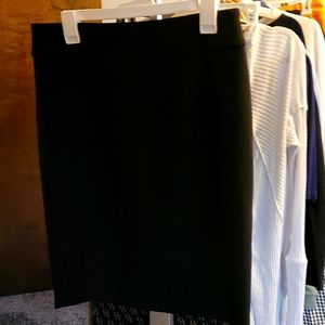 White and black market black pencil skirt BNWT